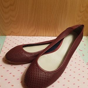 Lacoste Cessole Burgundy Ballet Flats ♡ Size 7.5